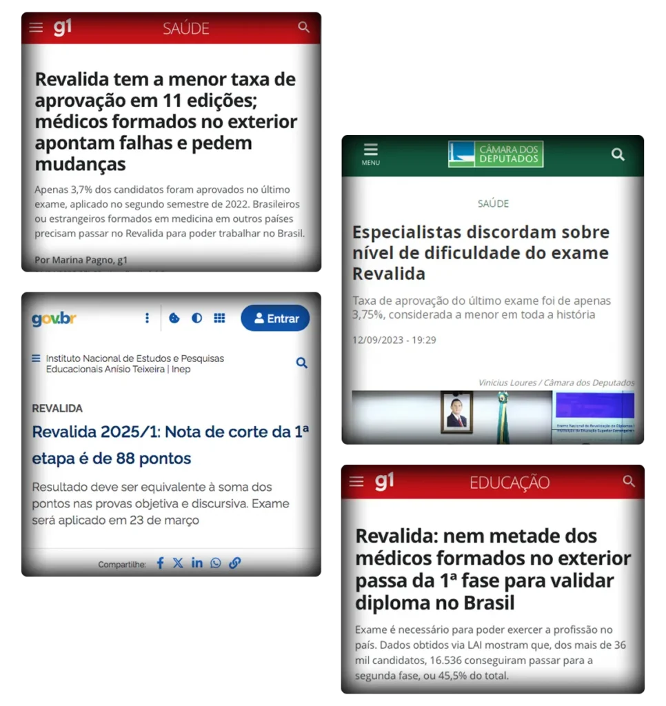 Notícias sobre provas revalida inep e ufmt